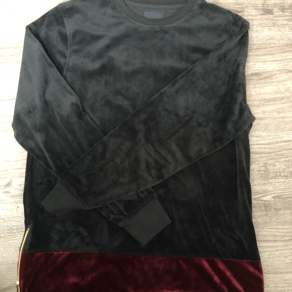 Velour sweater